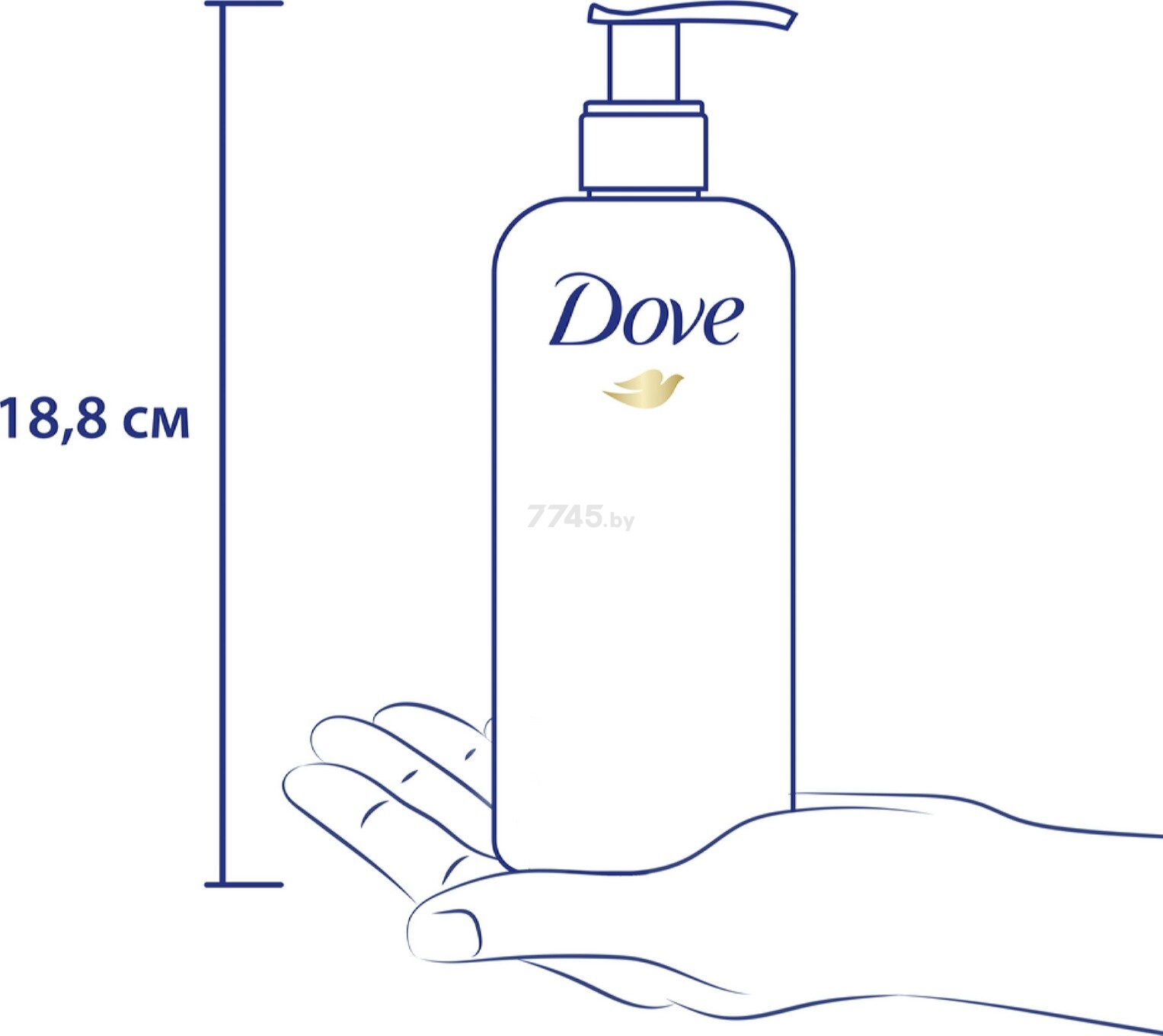 Вода мицеллярная для снятия макияжа DOVE С маслом косточек винограда и лавандой 240 мл (8714100809792) - Фото 4